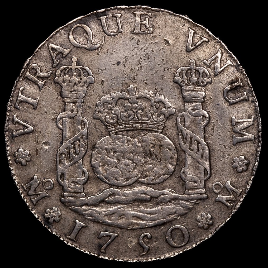 Espanja. Fernando VI. 4 Reales 1750 - Mexico MF Columnario #1.0