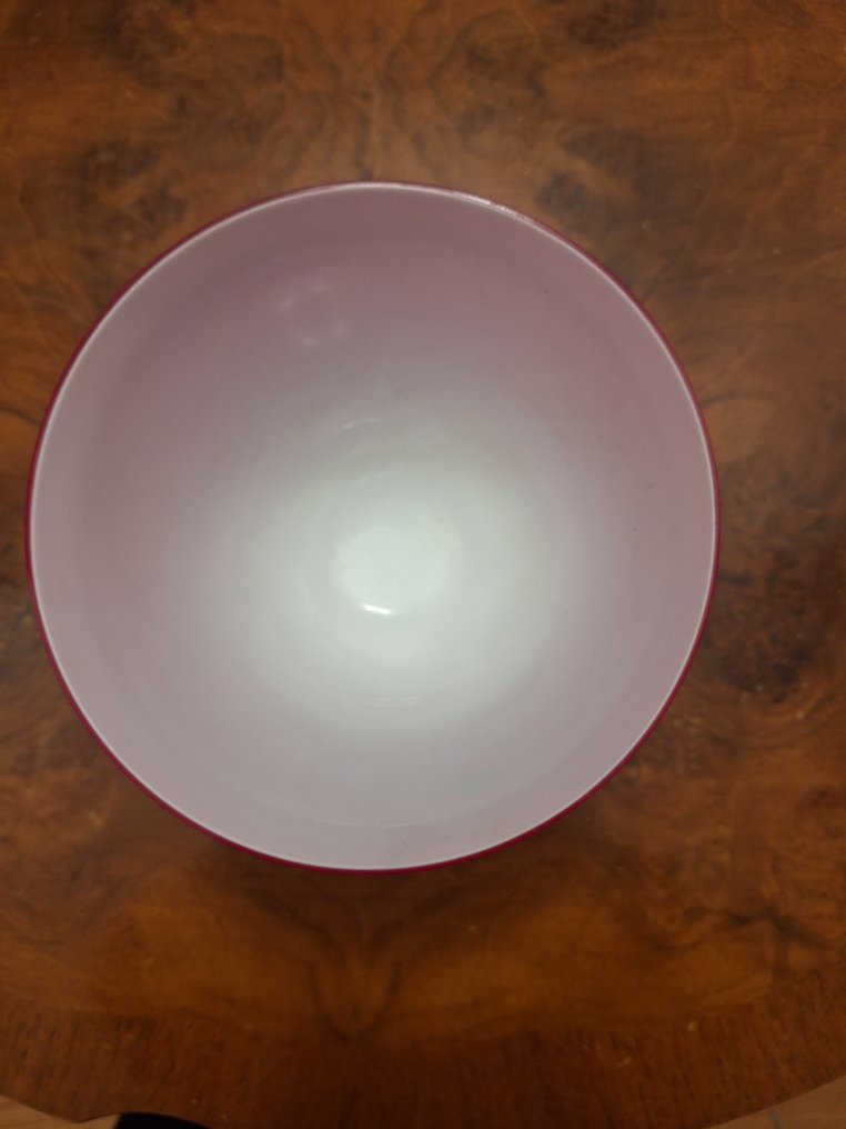 Vaas - Muranoglas - Rood vaas uit Murano #4.3