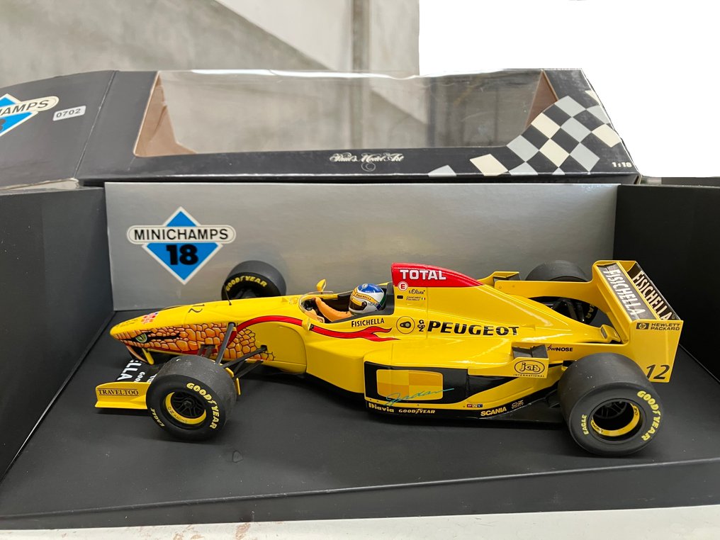 Minichamps 1:18 - Modellauto - F1 Jordan 197 Peugeot V10 - G. Fisichella #1.0