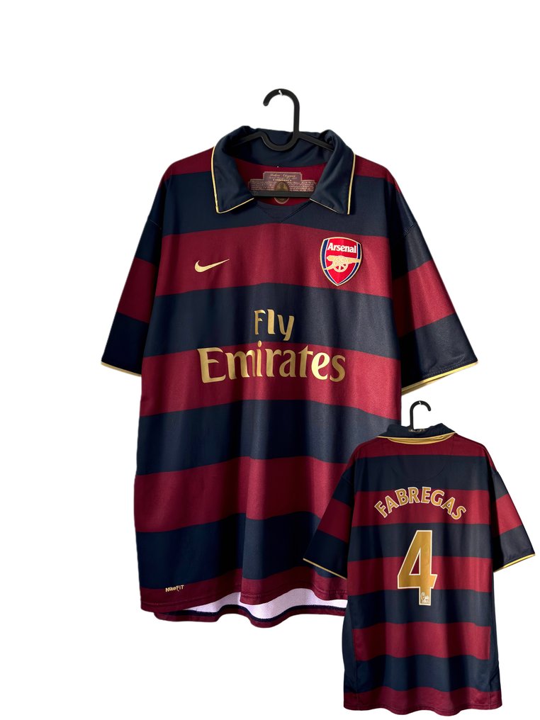 Arsenal - Αγγλικό Πρωτάθλημα Ποδοσφαίρου - Fabregas - 2007 - Ποδοσφαιρική φανέλα #1.0