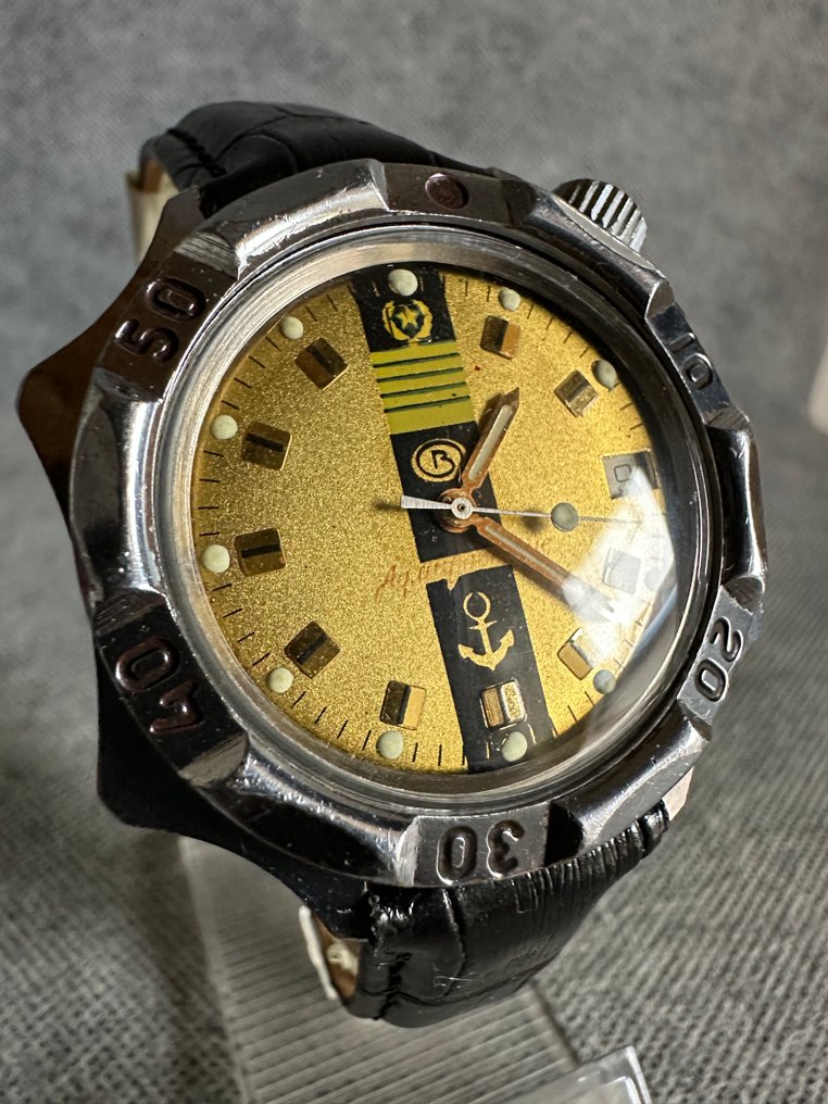 苏联 - 原装 Vostok-Watch 海军上将的 - 軍用配件 #1.0