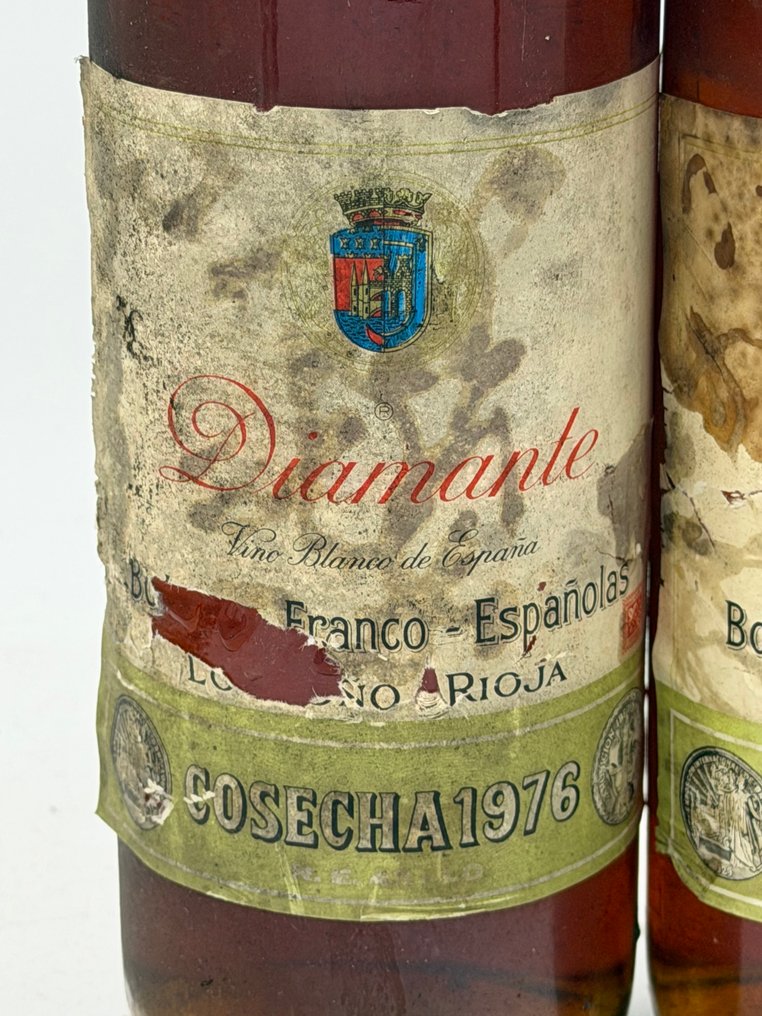 1976 Bodegas Franco-Españolas Diamante - Ριόχα Vino Blanco - 2 Bottles (0.75L) #1.0