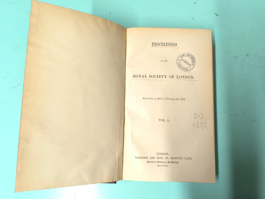 [Various] - Proceedings of the Royal Society of London - 1892-1897 #2.1