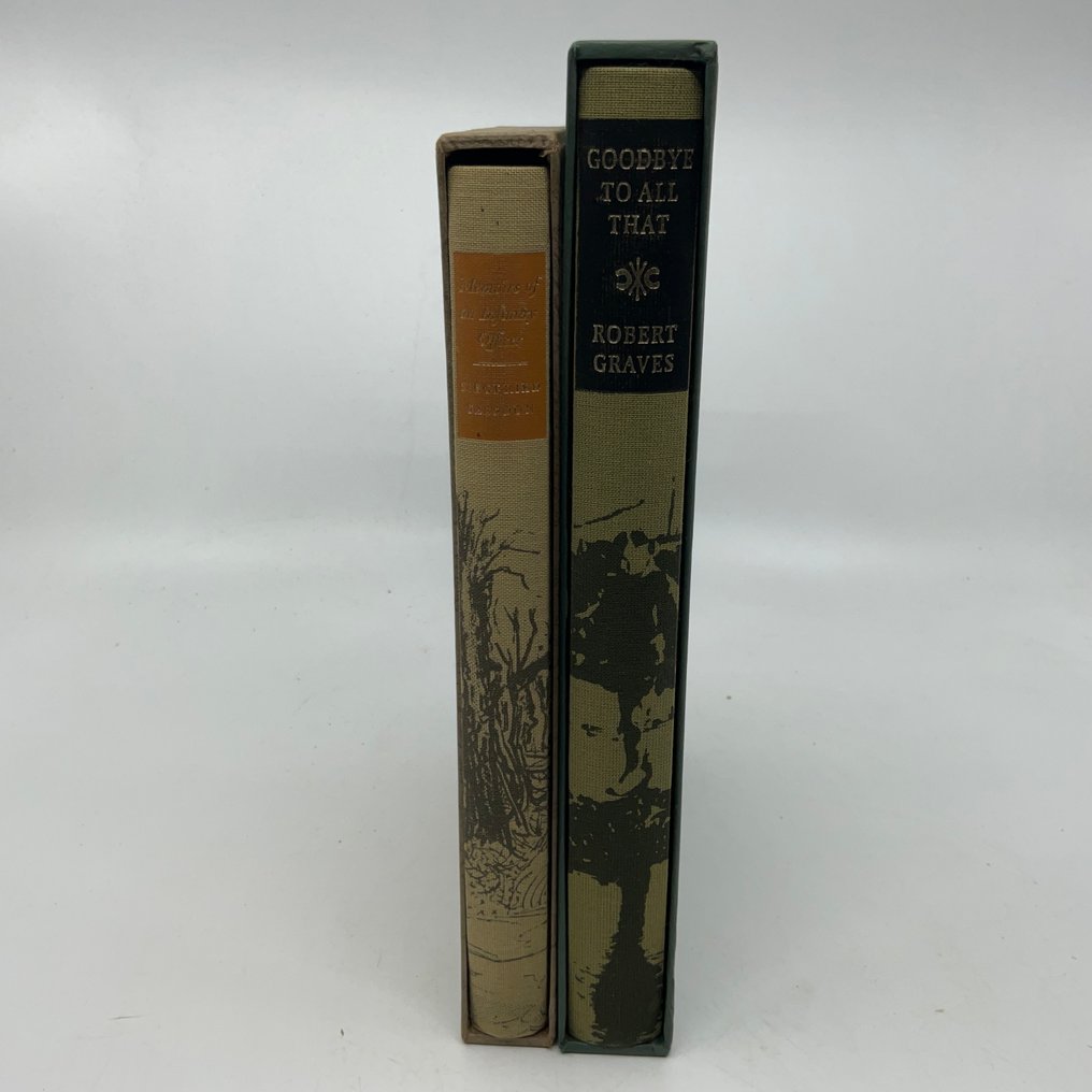 WWI Folio Society; Robert Graves & Siegfried Sassoon - Goodbye to All That & Memoirs of an Infantry Officer - 1974-1997 #1.0