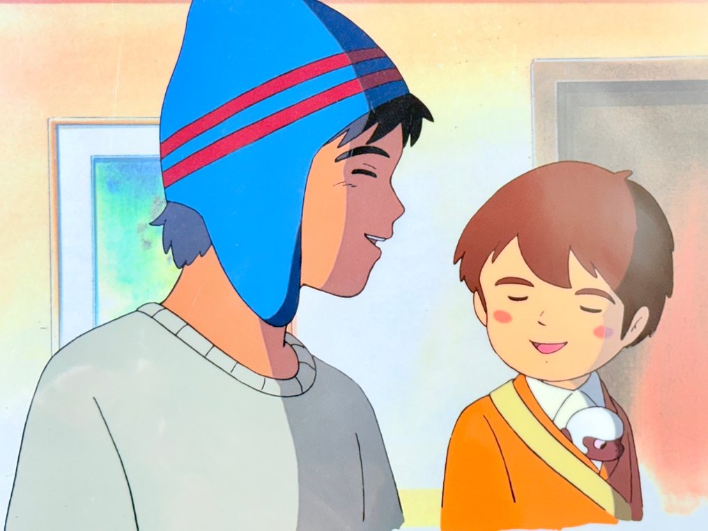 Nippon Animation - Cel di animazione originale, con sfondo di copia - 3000 Leagues in Search of Mother - 1976 #3.2