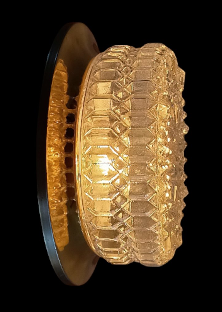 Φωτιστικό τοίχου - Χρυσό μέταλλο, κρύσταλλος #3.2