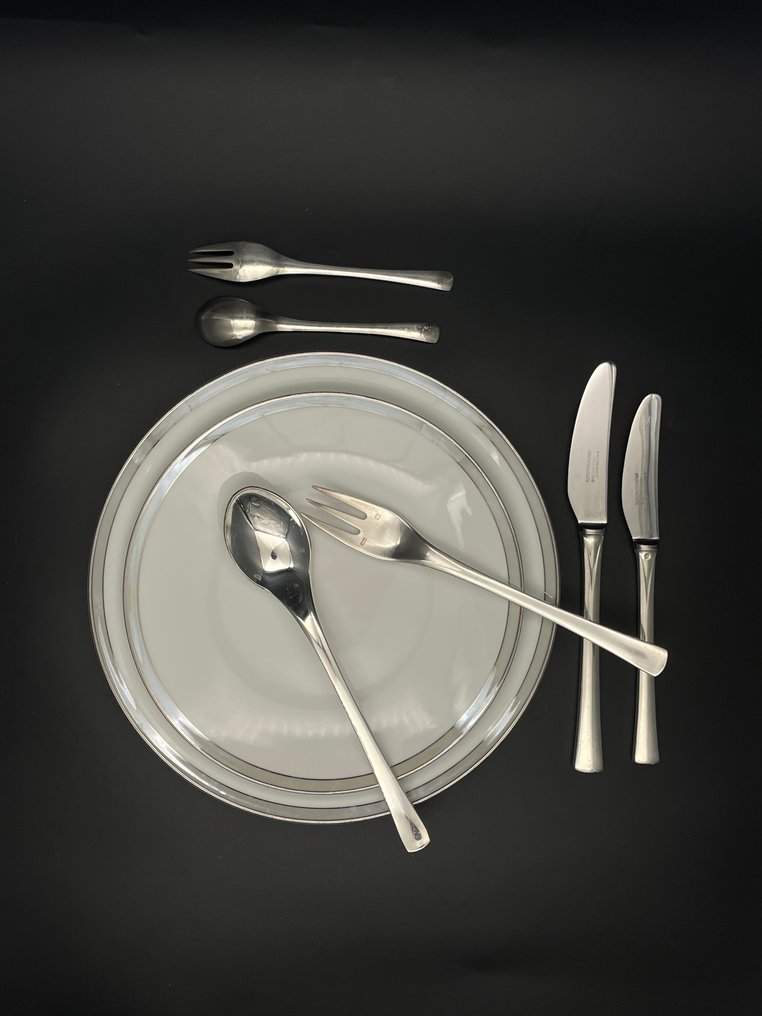 Orfèvre François Frionnet, à Paris - Servizio di posate per 12 - 73 pezzi - Placcato argento #1.0