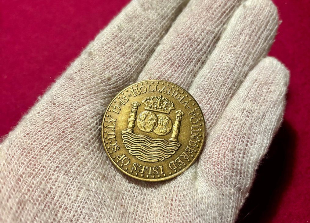 Holland / V.O.C. Historical Medal 1986 VOC ship Hollandia – Wreck at the Isles of Scilly (Senza prezzo di riserva) #4.3