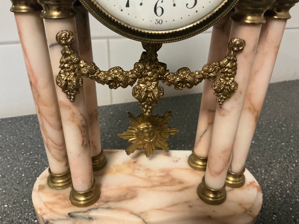 Portico clock - Marble, Bronze - 1850-1900 #3.2