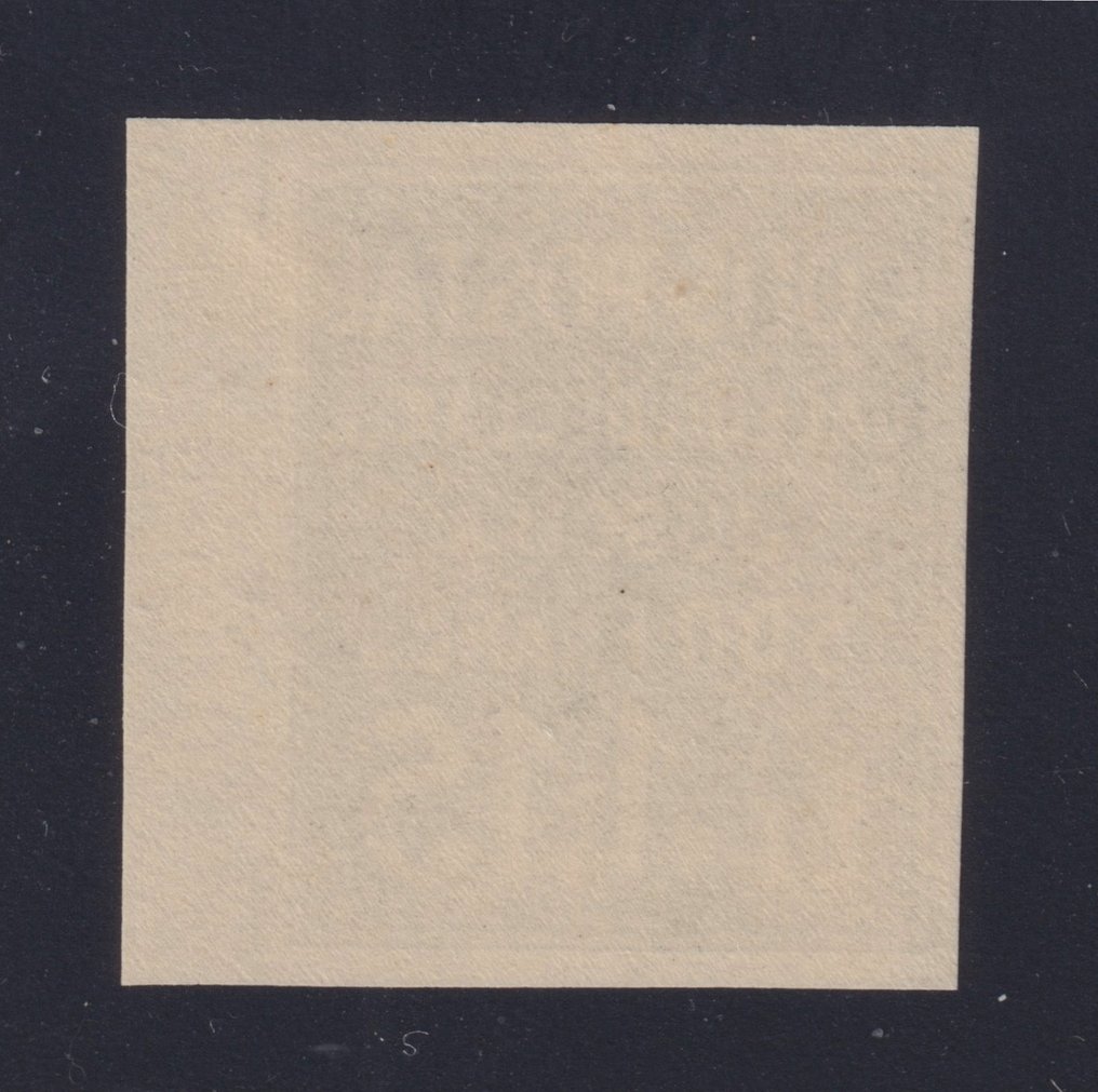 法國 1938 - 邮票用于邮政包裹编号164b，九成新，无齿，叶边，华丽 - Yvert #1.0