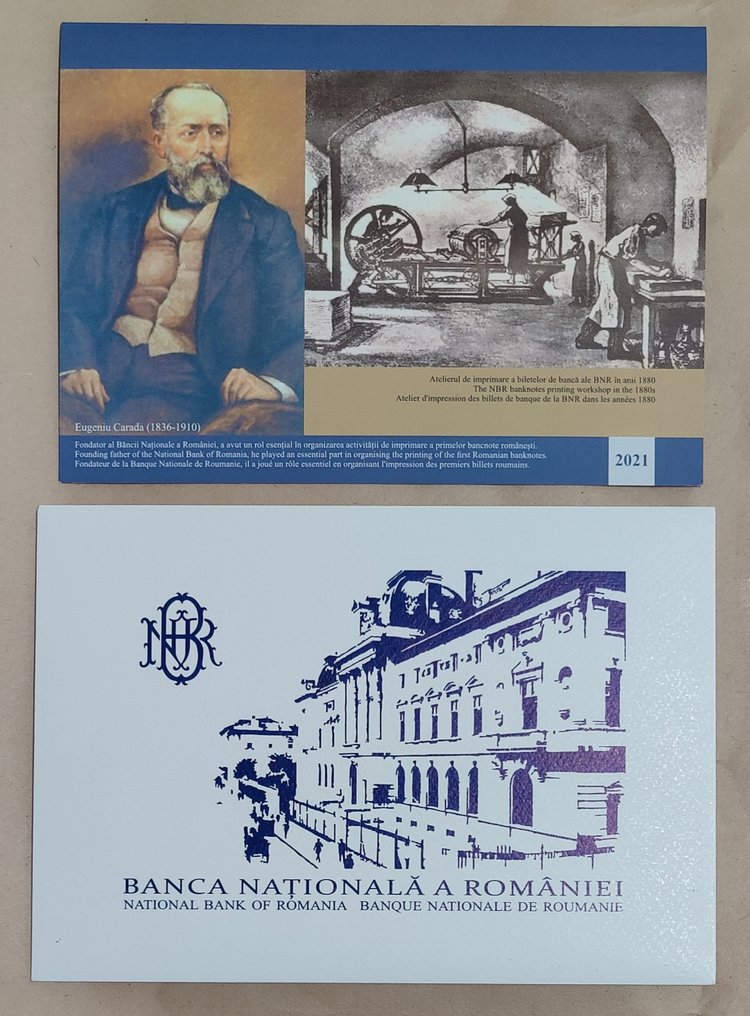 Roménia. - 20 Lei 2021 - Pick 126a - original folder (Sem preço de reserva) #3.2