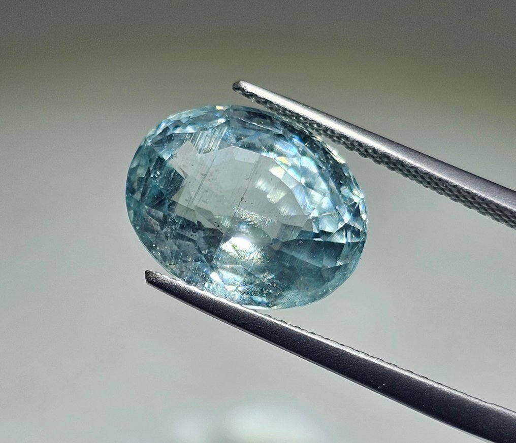 Fără preț de rezervă - 1 pcs Verde Beril - 10.10 ct - IGI (Institutul gemologic internațional) #3.2