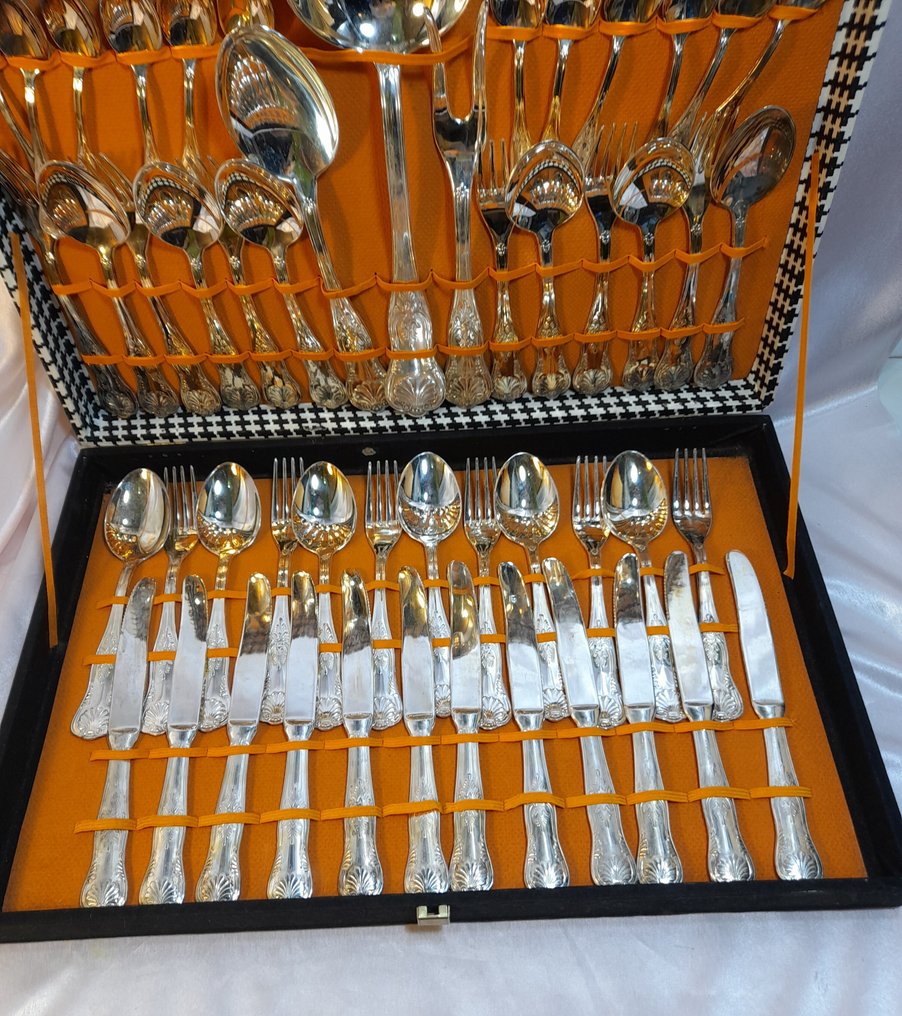 Evőeszközkészlet 12 főre - ezüstözés #2.1