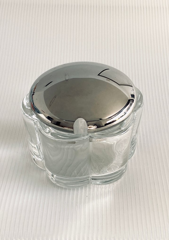 Alessi - Michael Graves - Køkkencontainer - MG07 - Glas, Stål #1.0