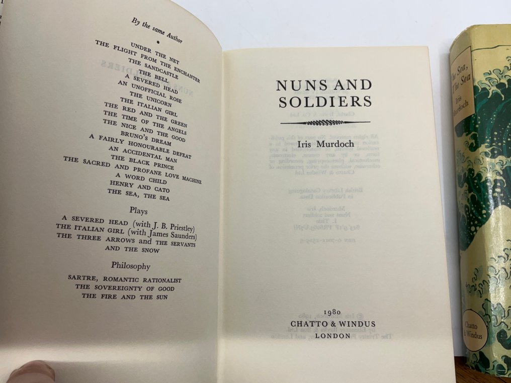 Iris Murdoch - Iris Murdoch first edition novels: The Flight from the Enchanter; The Sea, The Sea; Nuns and - 1956-1980 #4.3