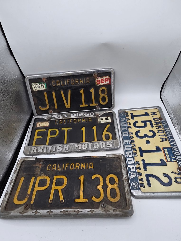 Nummernschild (4) - Plaque d'immatriculation - 1970-1980 #1.0