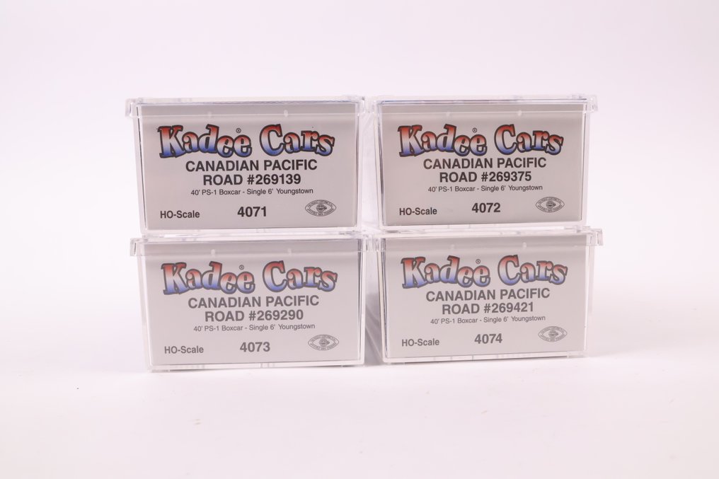 Kadee H0轨 - 4071/4072/4073/4074 - 模型火车货运车厢 (4) - 四节车箱 Canadian Pacific - C.P. #3.2