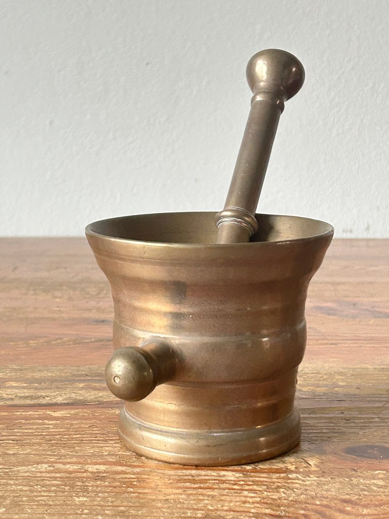 Mojar și pistil (2) - Cupru - Măcinător de butași și presă #4.3