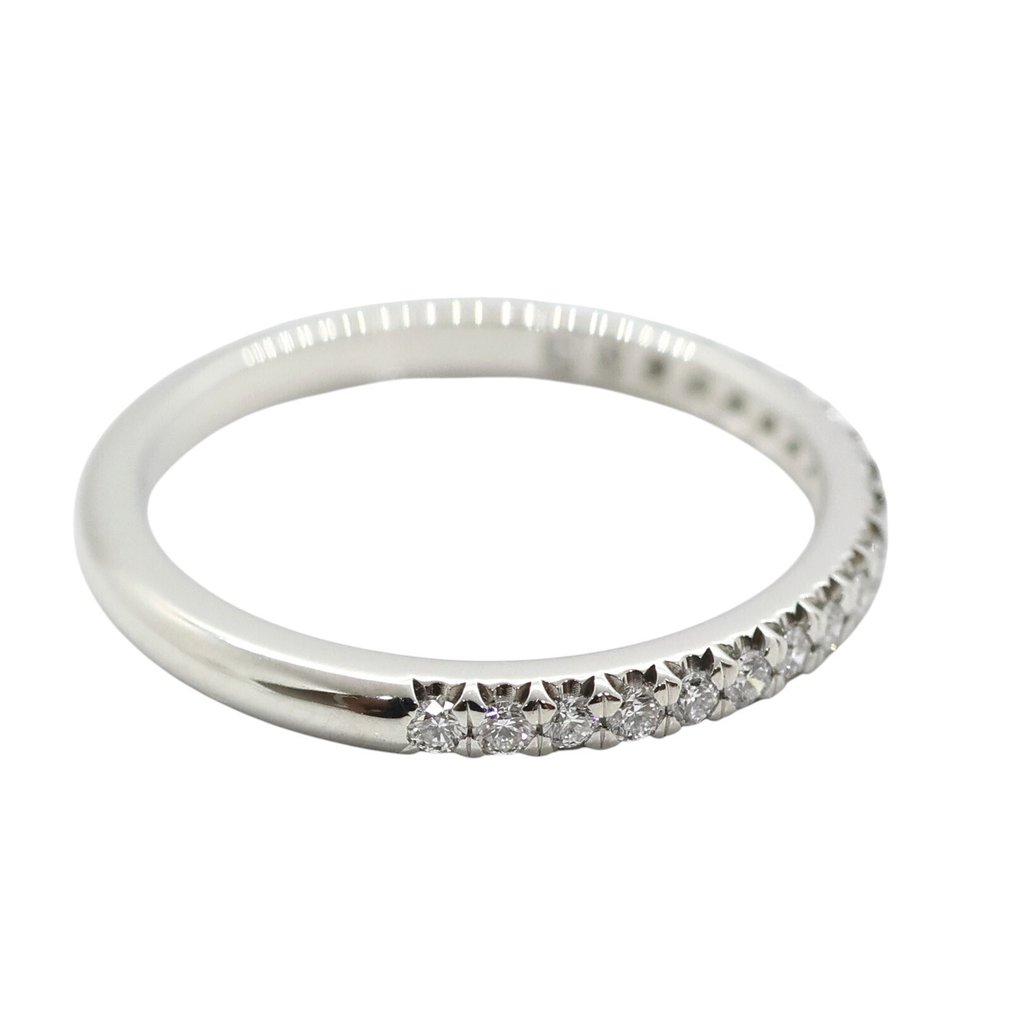 Tiffany & Co. - Ring - Soleste half eternity ring Platinum -  0.17ct. tw. #4.3