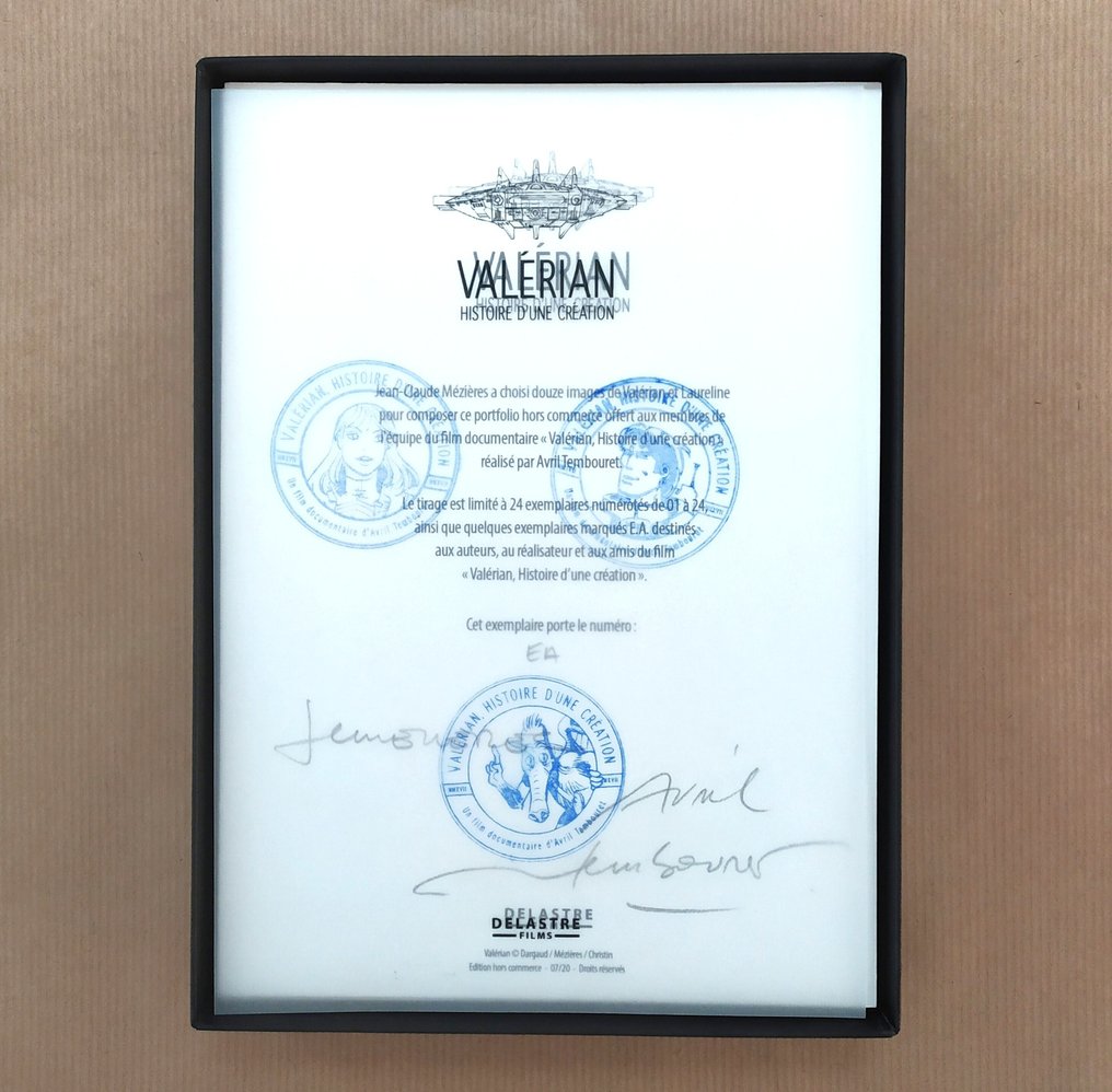 Mézières, Jean-Claude - 1 Χαρτοφυλάκιο - Valerian et Laureline - Histoire d'une création - 2020 #1.0
