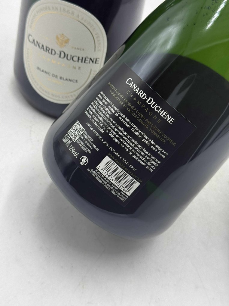 Canard Duchene, Blanc de Blancs Iconic - Champagne Blanc de Blancs - 2 Magnum (1.5L) #2.1