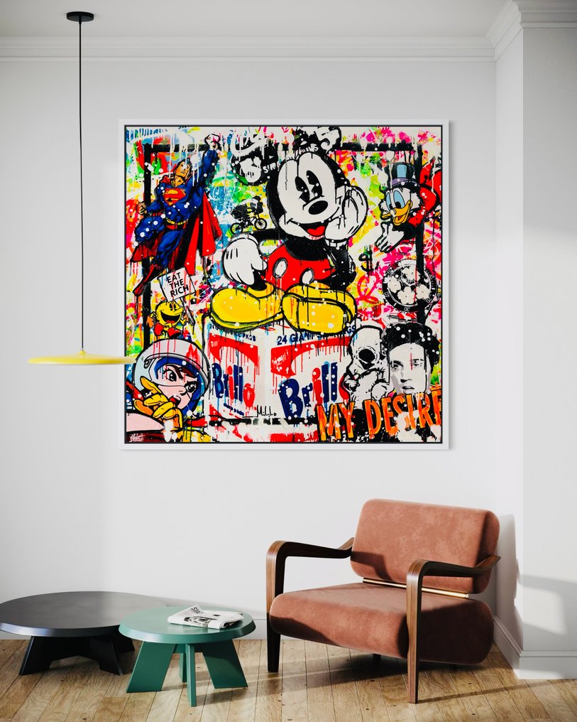 Mikko - Mickey Mouse Chilin On Brillo Box - XL (No reserve price!) #2.1