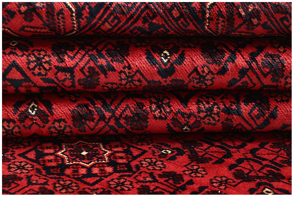 Afghan, Traditionelt håndknyttet Khal Mohammadi tæppe, fin kvalitet, rød uld - Tæppe - 300 cm - 200 cm - Ægte håndlavet tæppe #3.2