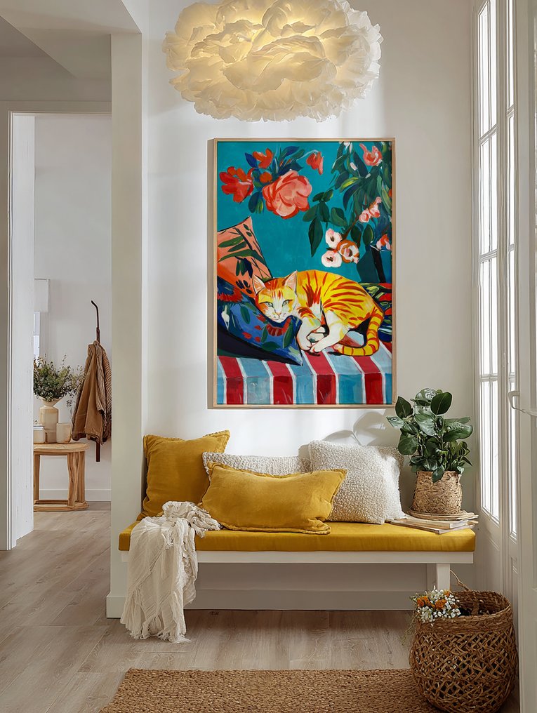 E. García - GATO AMARILLO  XL  (NO RESERVE) #4.3