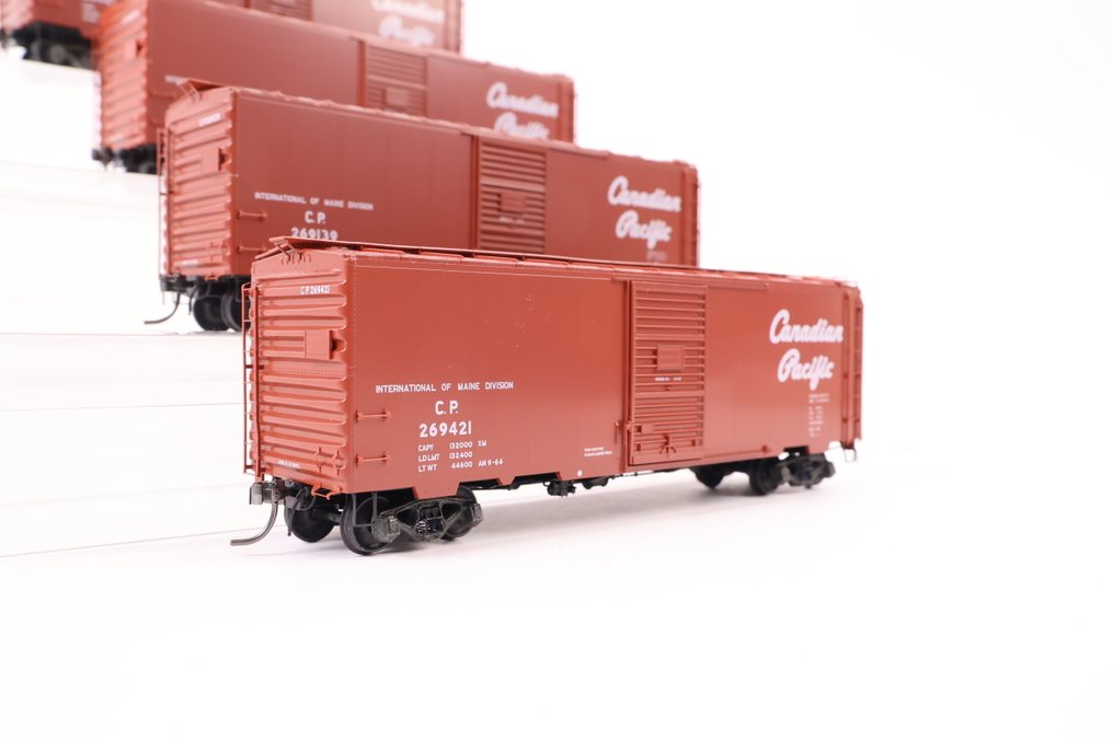 Kadee H0轨 - 4071/4072/4073/4074 - 模型火车货运车厢 (4) - 四节车箱 Canadian Pacific - C.P. #4.3