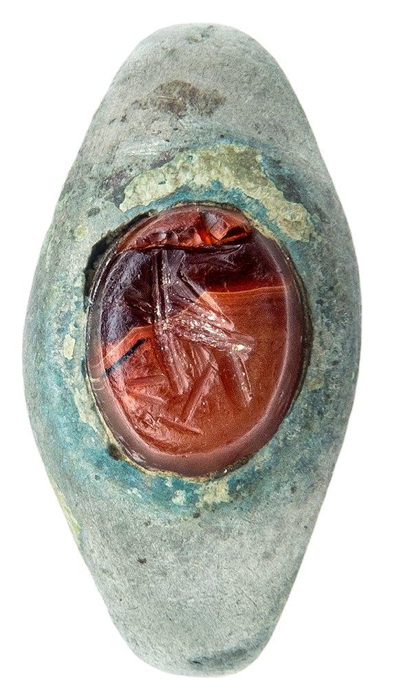 古羅馬 銀 戒指 - 22.5 mm #1.0