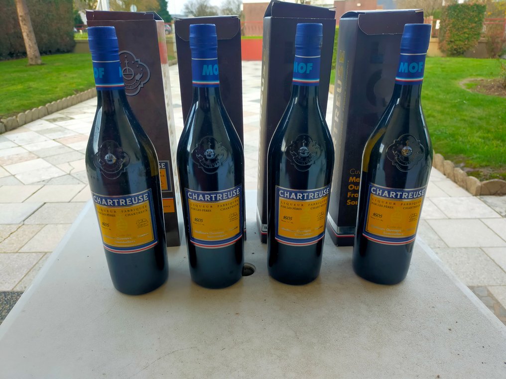 Chartreuse - Cuvée de Meilleurs Ouvriers de France Sommelieres - b. 2018-2019-2020-2021 - 70cl - 4 bottiglie #1.0
