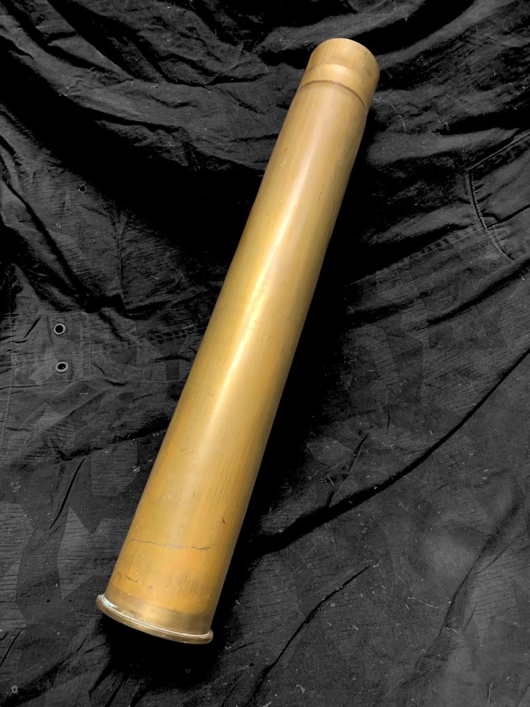 德国 - Zug Flak 8cm WW1防空炮弹，非常罕见！ - 军用配件 - 1918 #1.0