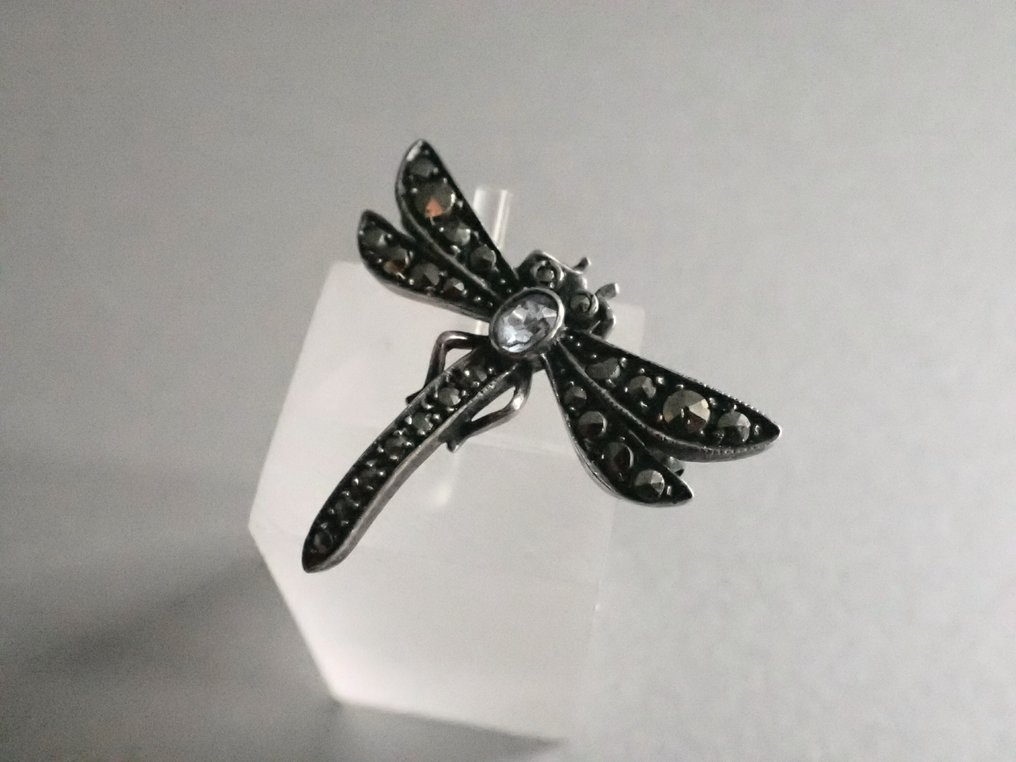 Argento - Spilla - Vlieg Topaas Marcasiet #4.3