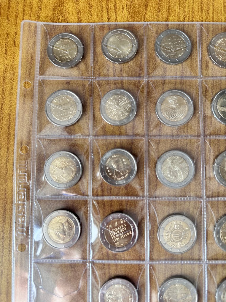 Europa. 2 Euro Various Years (24 monete) (Zonder minimumprijs) #1.0