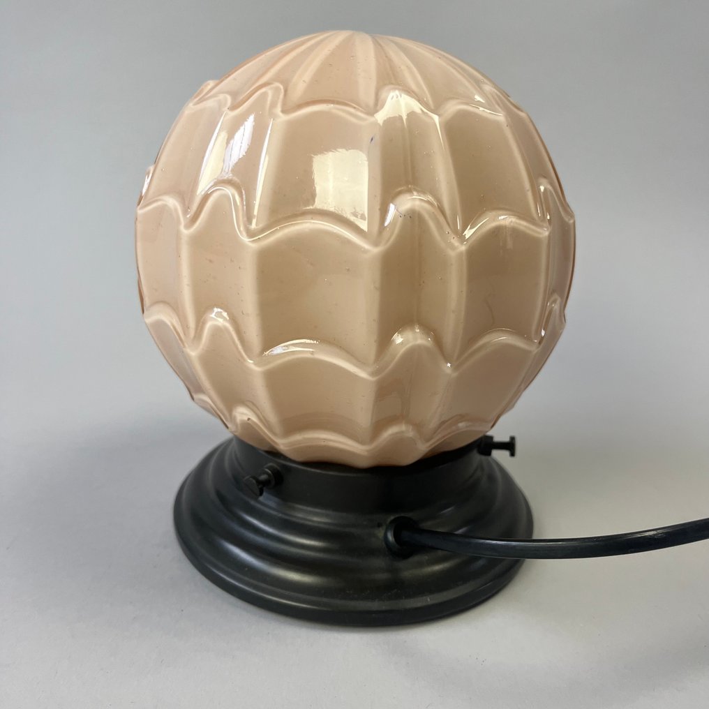 Table lamp - Art Deco - Thabur table lamp, Pink - Glass, Metal #4.3
