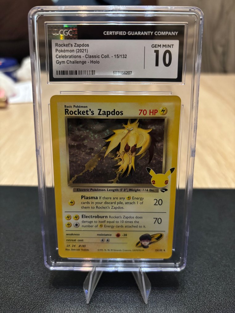 Pokémon - 1 Graded card - Zapdos 15/132 Foil, Carta promo, Holo - CGC 10 - Various sets #1.0
