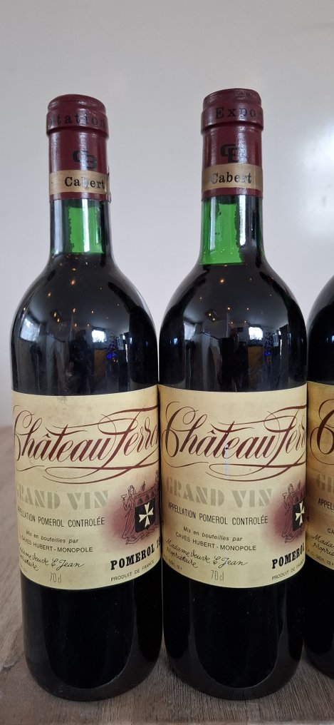 1982 Chateau Ferron - 波美侯 - 3 Bottles (0.75L) #1.0