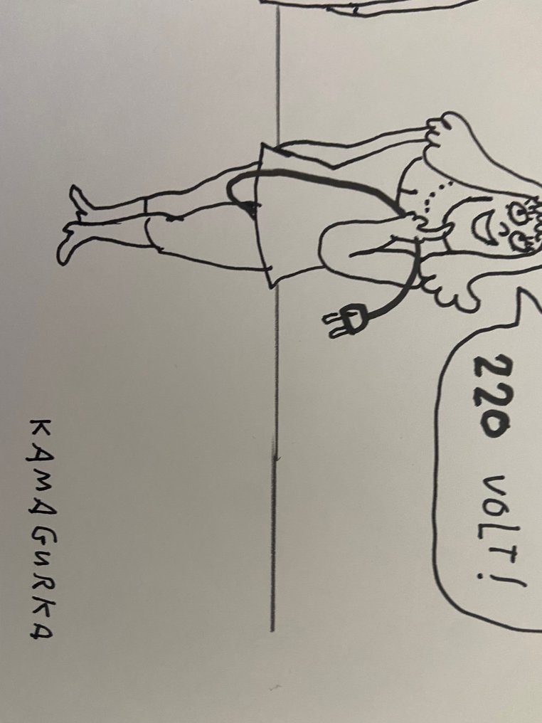 Kamagurka - 1 Original drawing - Domheid #1.0