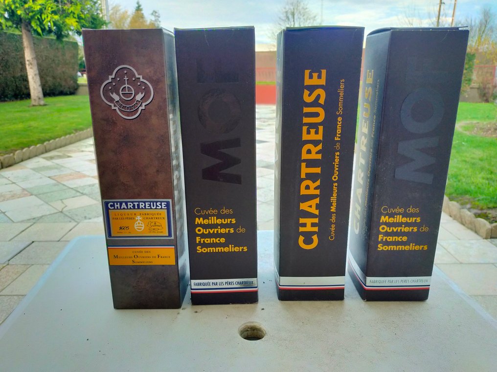 Chartreuse - Cuvée de Meilleurs Ouvriers de France Sommelieres - b. 2018-2019-2020-2021 - 70cl - 4 bottiglie #2.1