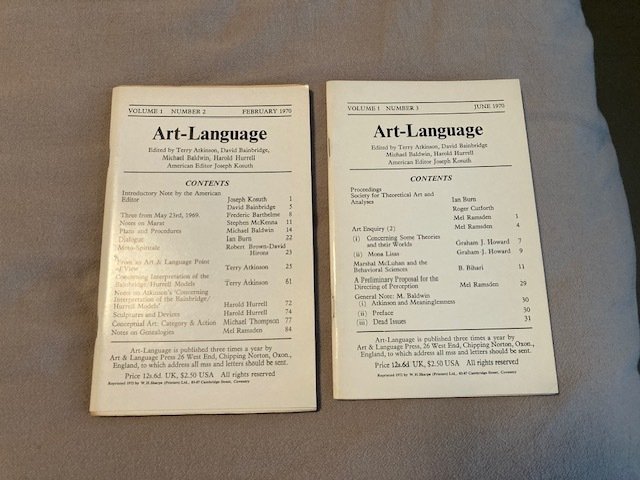 Terry Atkinson a.o. - Art-Language. Journal of Conceptual Art - 1970-1977 #2.1
