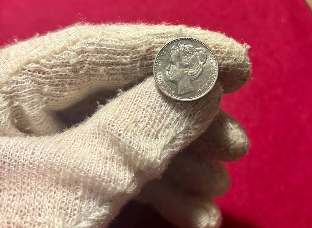 Nederland. Wilhelmina. 25 Cents 1904 - Sch. 857 - Quality piece  (Zonder minimumprijs) #4.3