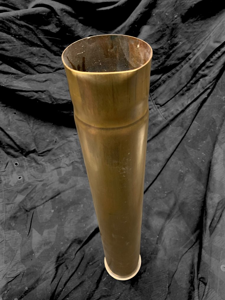 德国 - Zug Flak 8cm WW1防空炮弹，非常罕见！ - 军用配件 - 1918 #2.1