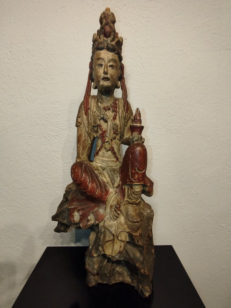 Scultura Cina - Træ - Kina - Qing-dynastiet (1644-1911) #1.0
