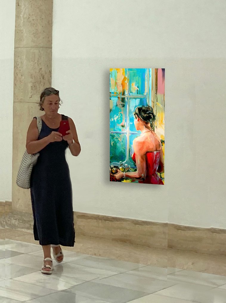 Jurij Frey - Frau am Fenster #3.2