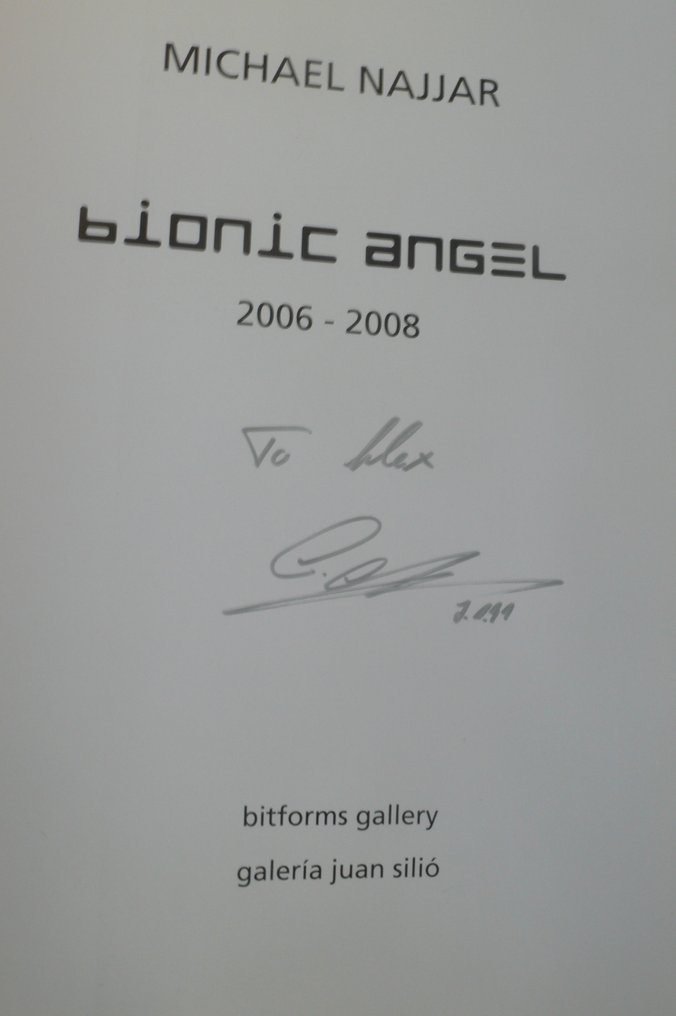 Signed, Michael Najjar - Bionic Angel - 2008 #2.1
