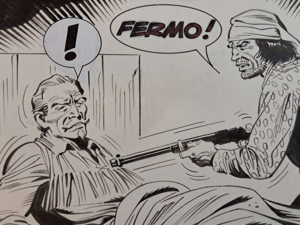 Monti, Vincenzo - 2 Original page - Tex: Orme sulla Sabbia - 1991 #4.3