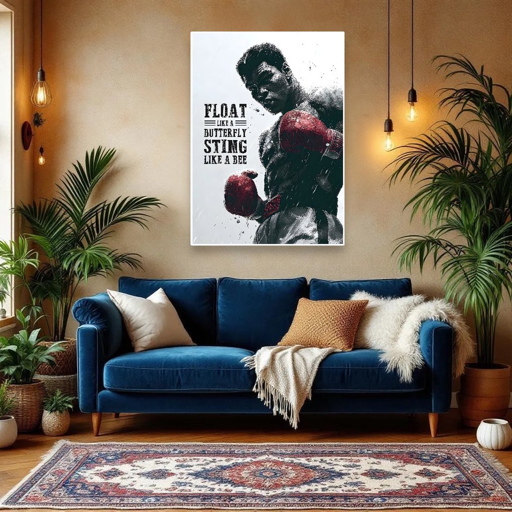 AT9 - [Canvas XL] Muhammad Ali - Float Like a Butterfly Sting Like a Bee #1.0