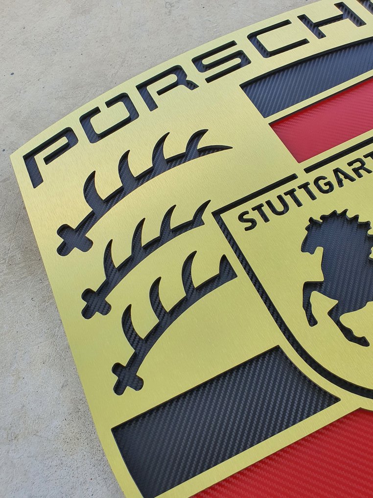 Sign - Porsche - Professional Pack Sign Aluminium*- XXL Size 200 cm #3.2