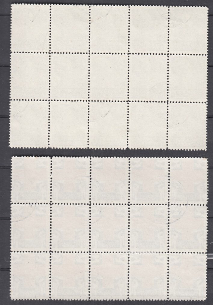 Holland 1927 - Roode-Kruiszegels, i felt af 15 uret - NVPH 203/207 #1.0