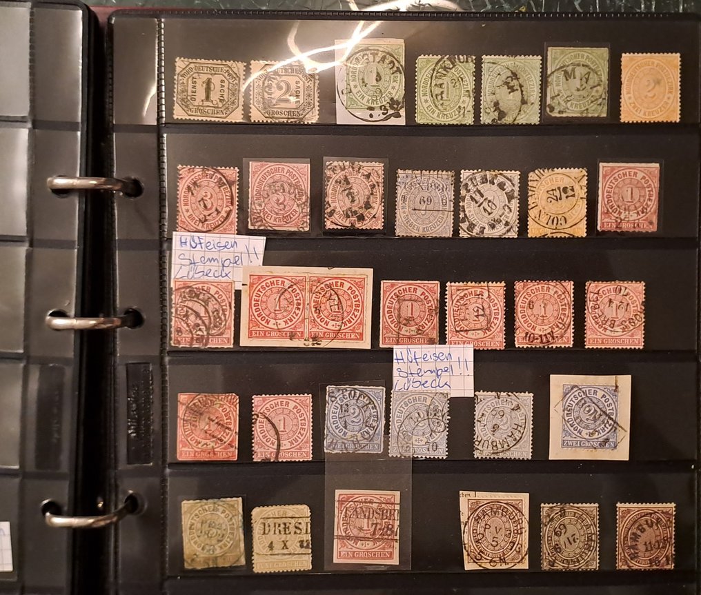 Północno-niemiecki obszar pocztowy 1868/1870 - Gemischte Klassik - Auswahl #1.0